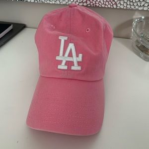 Pink LA hat